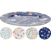 TÁNYÉR 33 cm  - többszínű, Basics, műanyag (33cm)