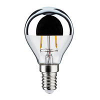 LED-LEUCHTMITTEL   E14 max. 2,6W W 220 lm  - Klar/Silberfarben, Basics, Glas (7,8cm) - Paulmann