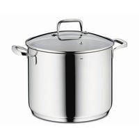 GEMÜSETOPF Flavoria 8 l  - Silberfarben, KONVENTIONELL, Glas/Metall (24/19.5cm) - Kela