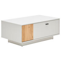 COUCHTISCH Esche massiv 110/65/45,5 cm rechteckig Eschefarben, Hellgrau  - Eschefarben/Anthrazit, KONVENTIONELL, Holz/Holzwerkstoff (110/65/45,5cm) - Hom`in