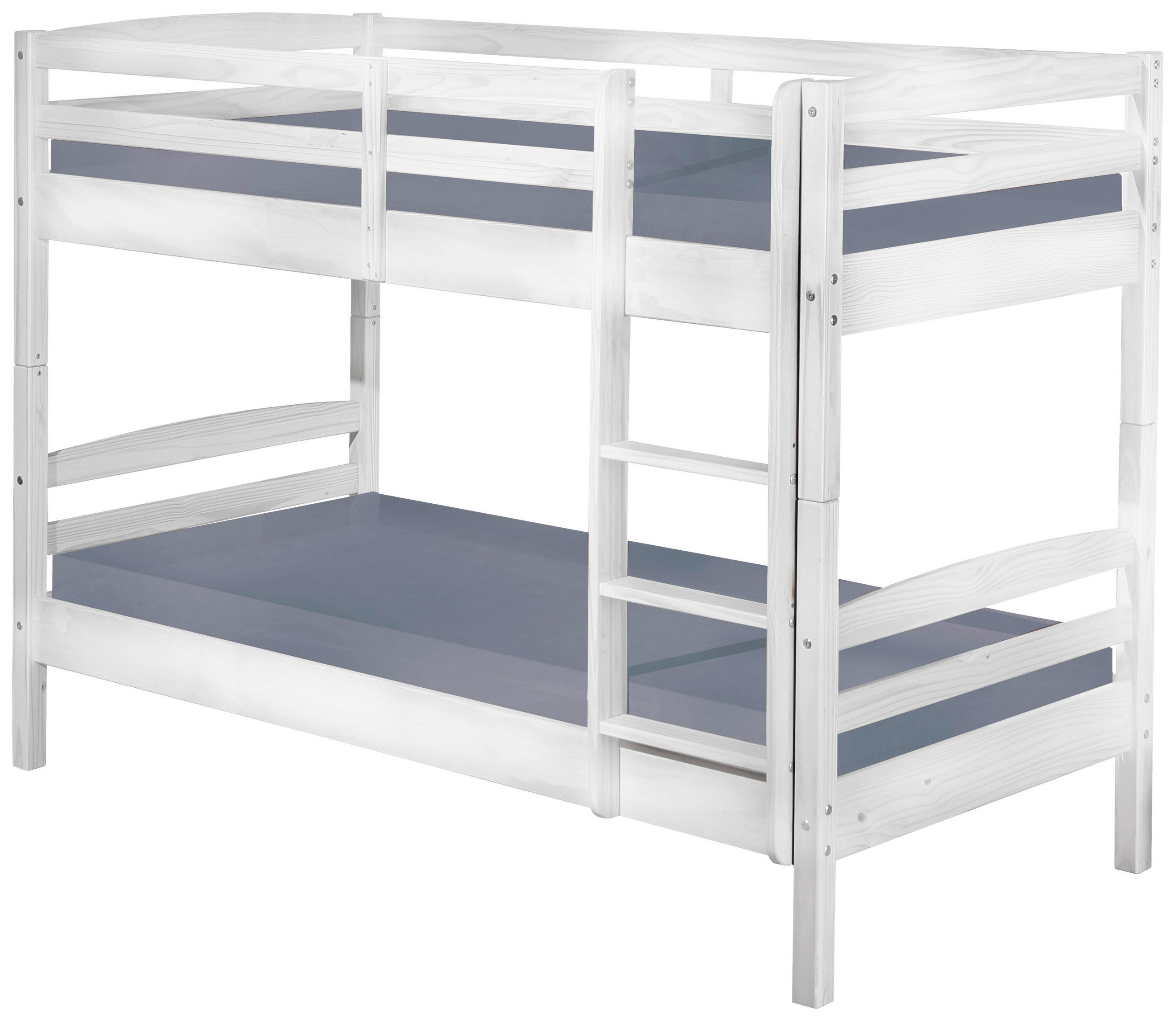 ETAGENBETT - Naturfarben/Weiß, MODERN, Holz (90/190cm) - MID.YOU