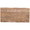 TISCHPLATTE Sheesham massiv Sheeshamfarben  - Sheeshamfarben, Design, Holz (180/90/5,5cm) - Landscape