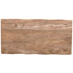 TISCHPLATTE Sheesham massiv Sheeshamfarben  - Sheeshamfarben, Design, Holz (180/90/5,5cm) - Landscape