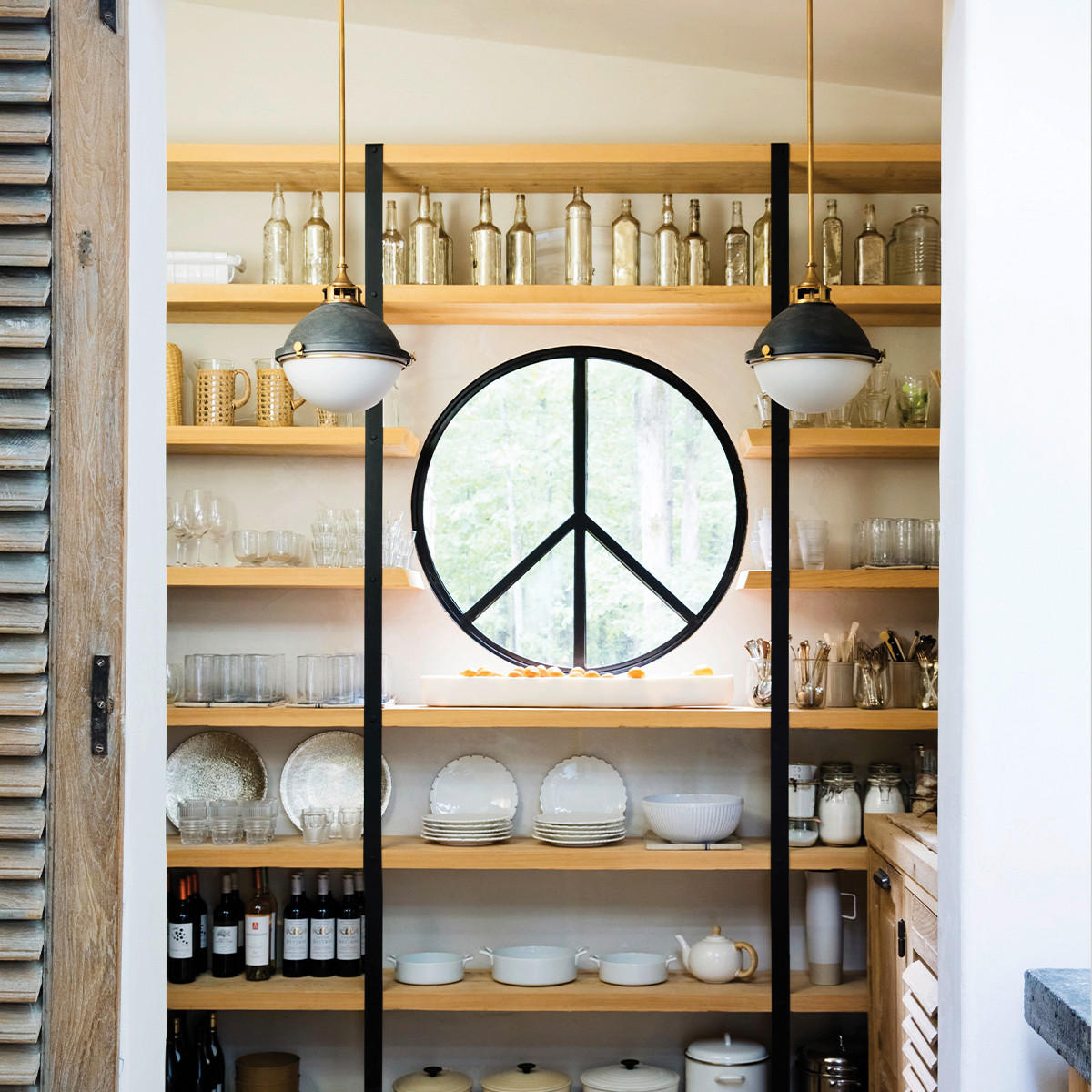 Thumbnail - Elstead Lighting Hängeleuchte Elstead Fletcher, Zink, Messing, Metall, Glas, 65.2 cm, Grüner Punkt, RoHS, höhenverstellb...