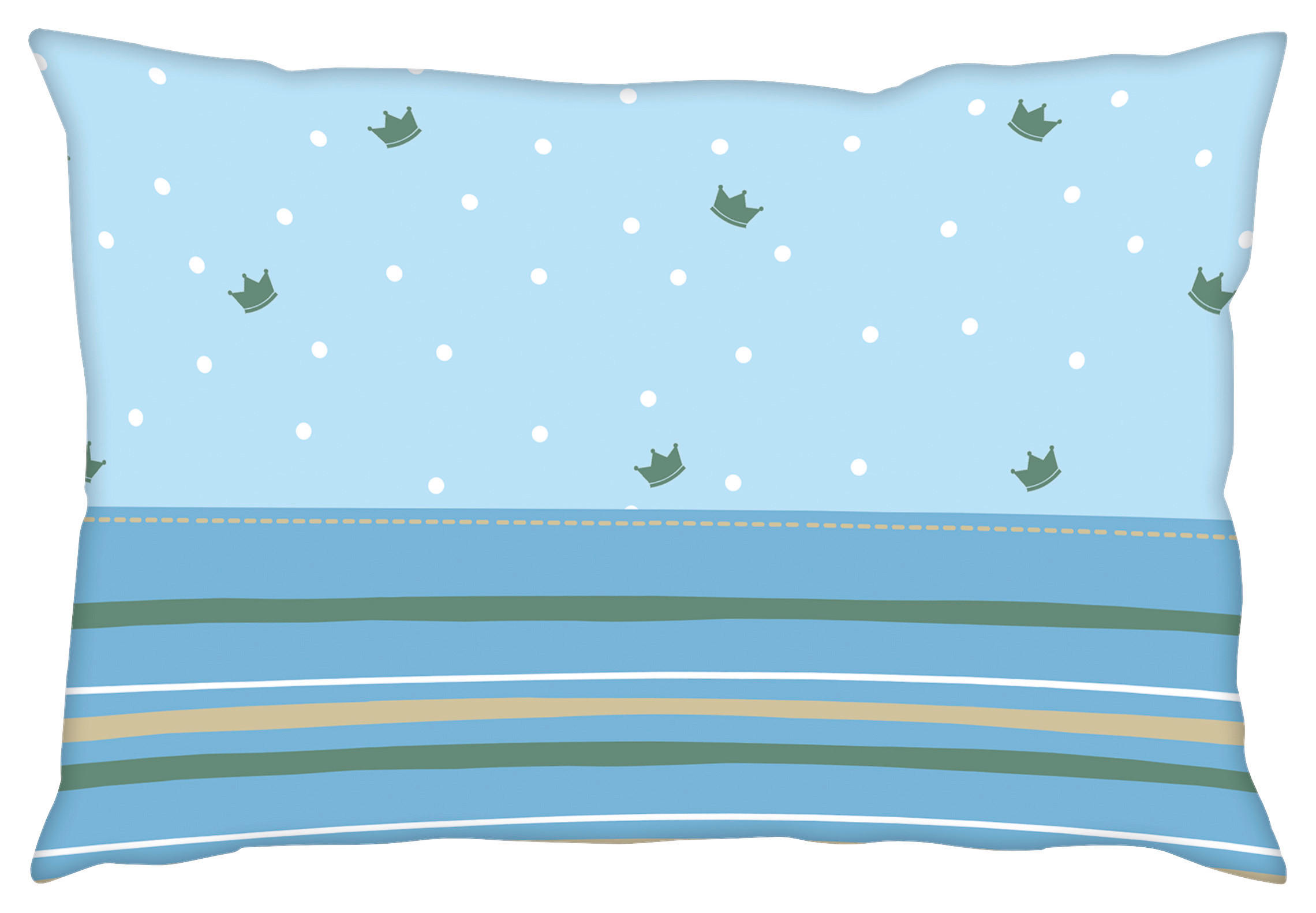 BABYBETTWÄSCHE 100/135 cm  - Blau, KONVENTIONELL, Textil (100/135cm)