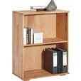 AKTENREGAL Kernbuche massiv Kernbuche  - Buchefarben/Kernbuche, Design, Holz (73/90/38cm) - Carryhome