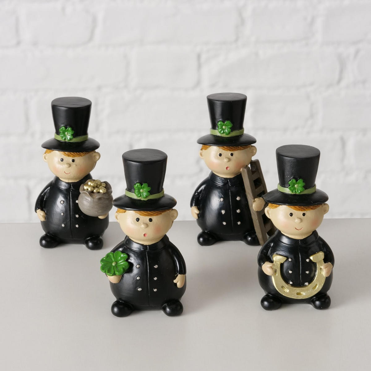 DEKOFIGUR KIND - Schwarz, Basics, Kunststoff (9cm)