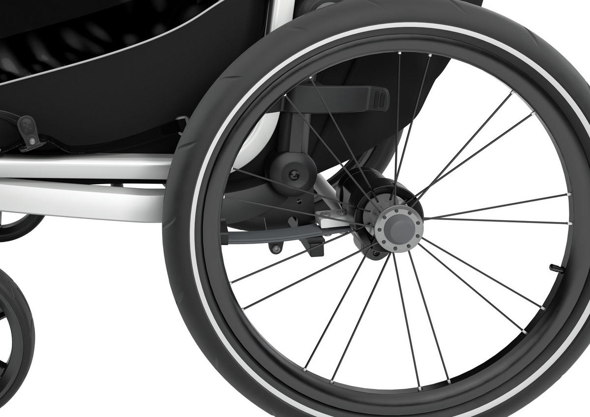 FAHRRADANHÄNGER   Charoit Lite 1  - Grün, LIFESTYLE, Metall (64,5/89-112/85,5cm) - Thule