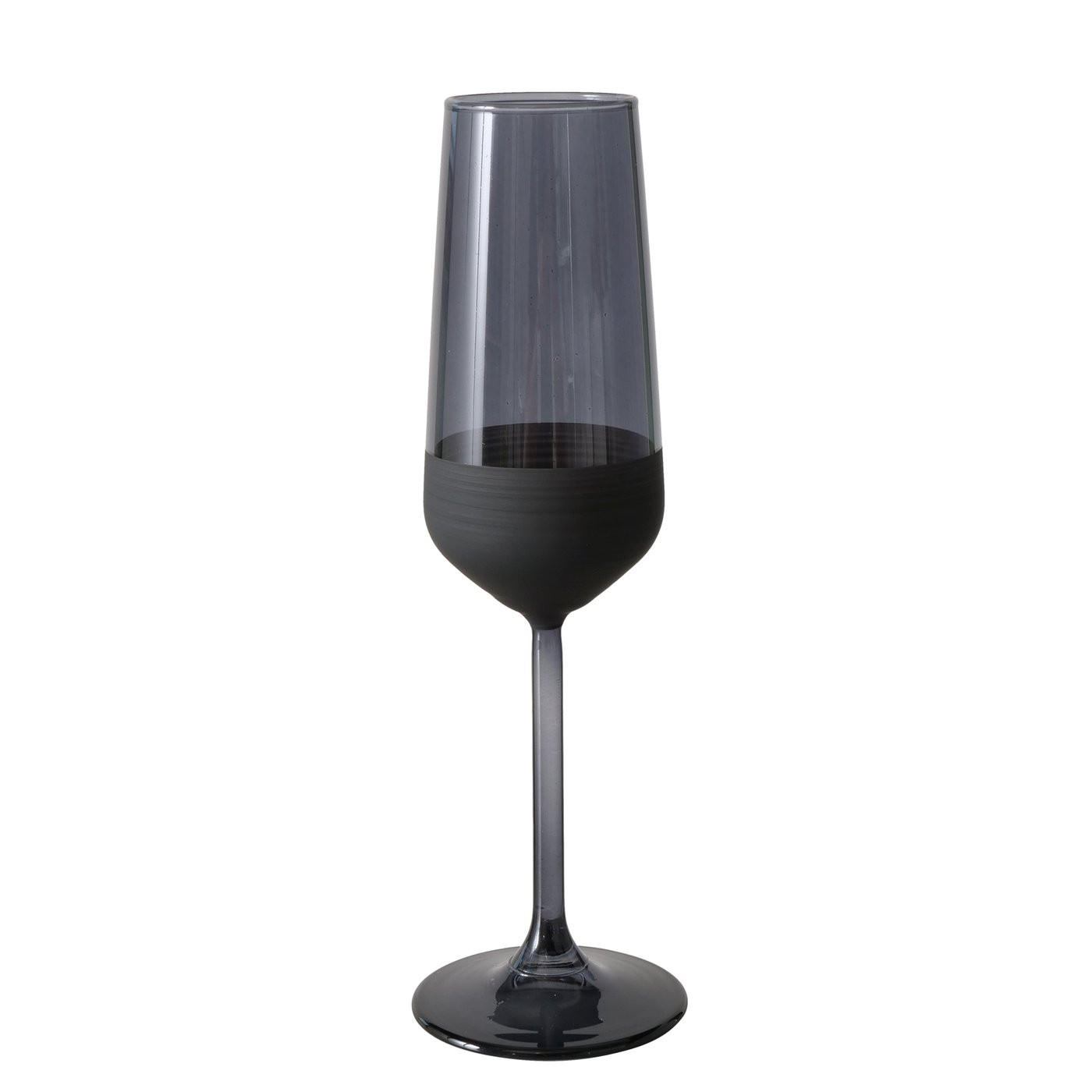 SEKTGLAS  - Schwarz, Basics, Glas (22,5/7cm)