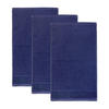 FROTTIERSET FROTTANA PEARL Dunkelblau 3-teilig  - Dunkelblau, Basics, Textil (30/50cm) - Moeve