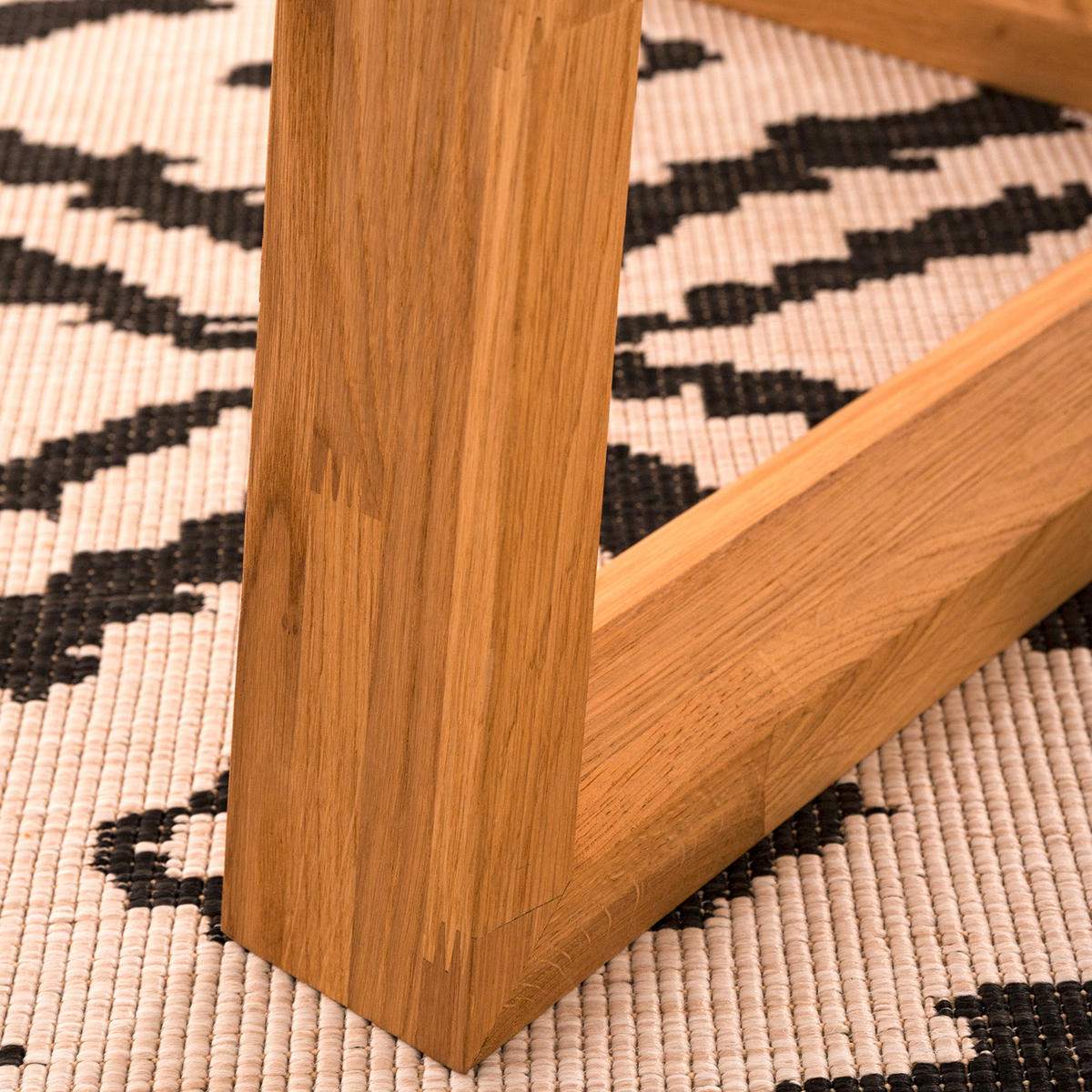 ESSTISCH in Holz 120-160/120/75 cm  - Wildeiche, Natur, Holz (120-160/120/75cm) - home24