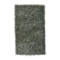 BADTEPPICH Kemen Dunkelgrün 70/120 cm  - Dunkelgrün, KONVENTIONELL, Kunststoff/Textil (70/120cm) - Aquanova