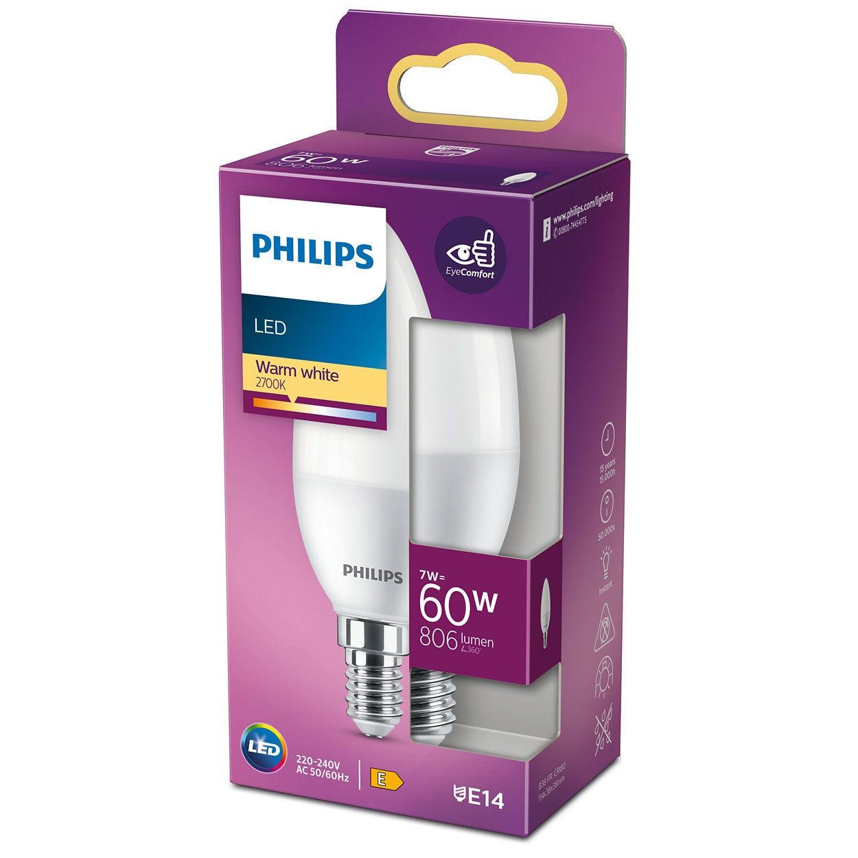 LED ŽARULJA  - bijela, Basics, plastika (3,8/11,4/3,8cm) - Philips