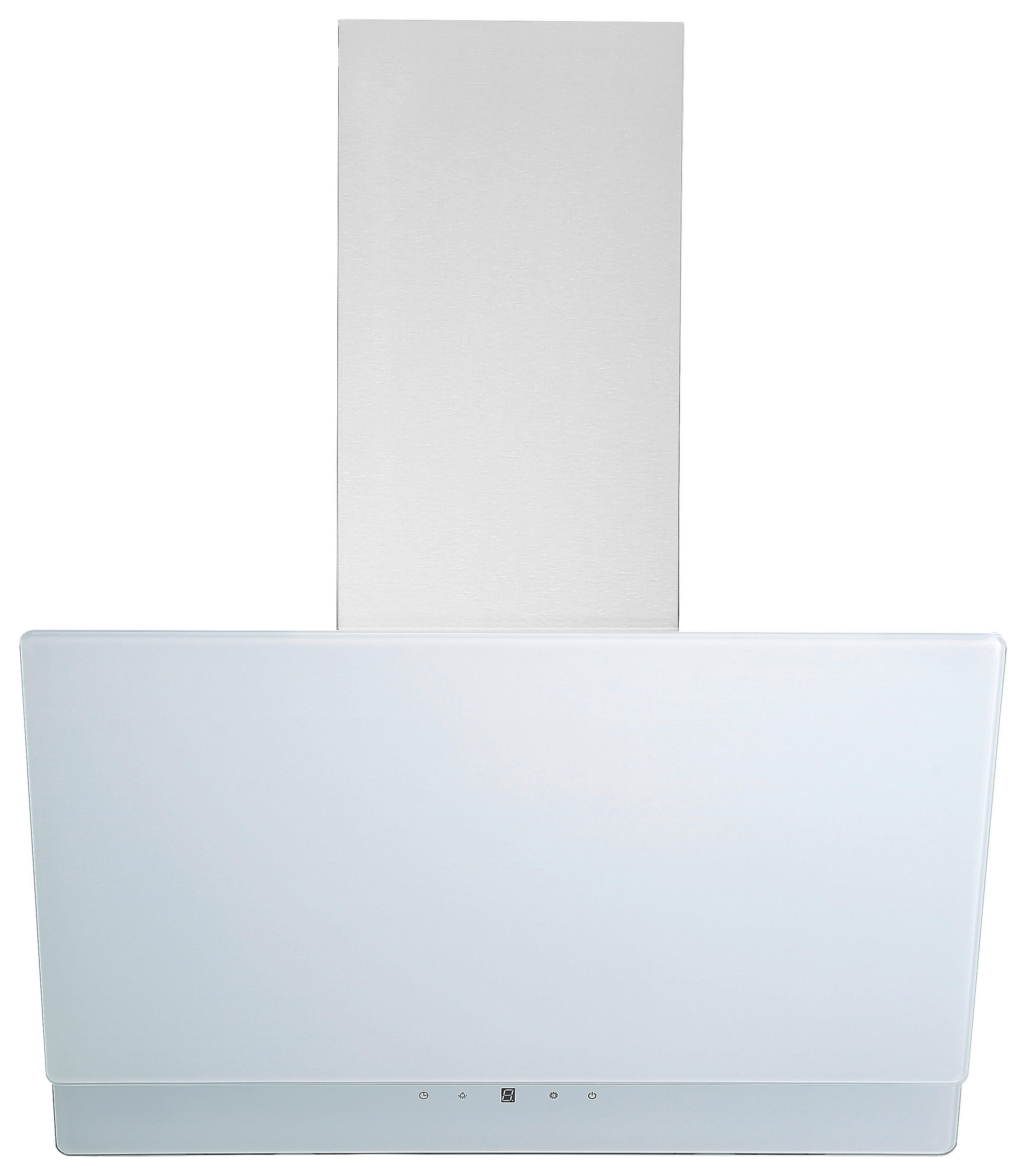 DUNSTABZUGSHAUBE CH77060WA  - Weiß, Trend, Glas/Metall (60/74,3-112,3/31,3cm) - Respekta