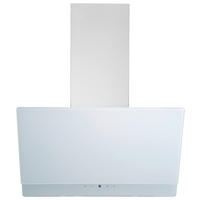DUNSTABZUGSHAUBE CH77060WA  - Weiß, Trend, Glas/Metall (60/74,3-112,3/31,3cm) - Respekta
