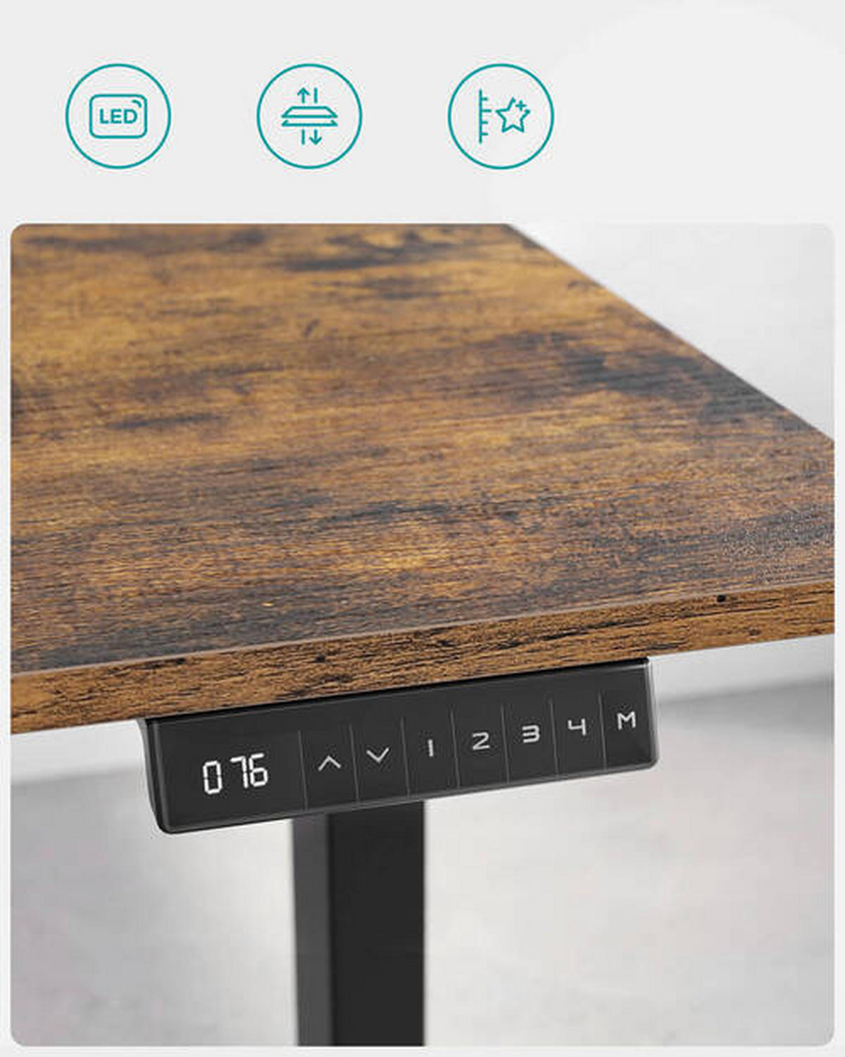 SCHREIBTISCHBEINE  in Schwarz  - Schwarz, Basics, Metall (107,5-175/69-115/60cm) - Boxxx