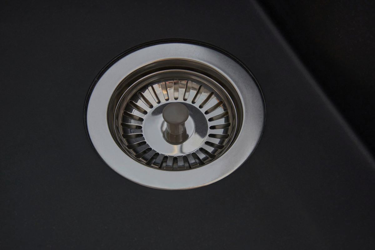 SPÜLE 175000000283  - Schwarz, Basics, Glas/Kunststoff (62/21/50cm) - Respekta