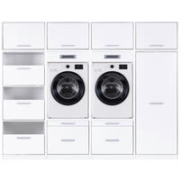 HAUSWIRTSCHAFTSRAUM 268/208/68 cm  in Weiß  - Weiß, MODERN, Holzwerkstoff (268/208/68cm) - home24