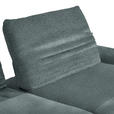 ECKSOFA  in Bouclé Graublau  280/170-195 cm  - Graublau/Schwarz, Design, Textil/Metall (280/170-195cm) - Dieter Knoll