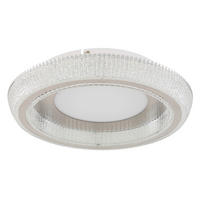 LED-DECKENLEUCHTE 36 W  40/8,5 cm    - Klar/Weiss, Design, Kunststoff/Metall (40/8,5cm) - Globo