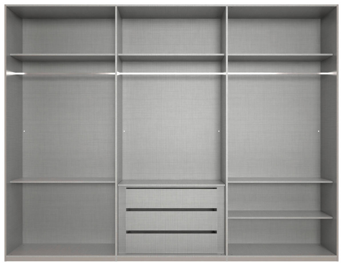 DREHTÜRENSCHRANK 5-türig Sahara, Eiche Artisan  - Eiche Artisan/Sahara, MODERN, Holzwerkstoff/Kunststoff (270/208/58cm) - Chameo