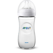 WEITHALSFLASCHE 330 ml - Transparent, Basics, Kunststoff (7,1/18,9cm) - Avent