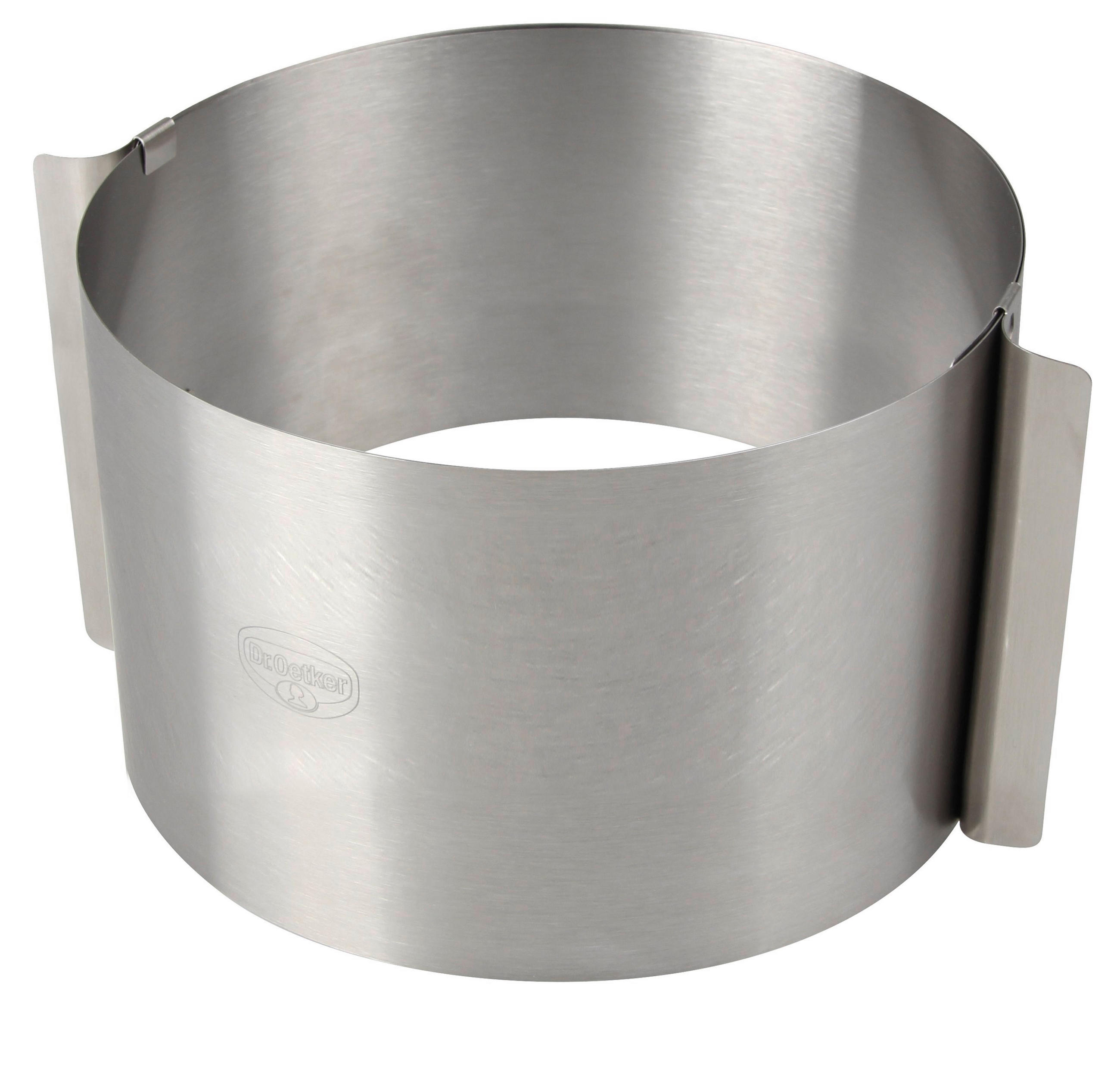 TORTENRING - Silberfarben, Basics, Metall (15/16-30cm) - Dr.Oetker