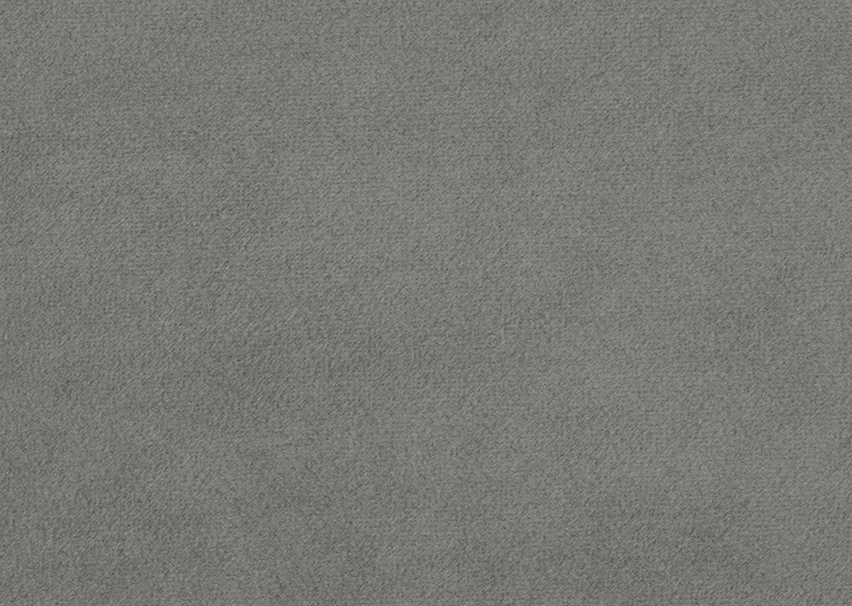 ECKSOFA in Velours Hellgrau  - Hellgrau/Schwarz, Design, Textil/Metall (306/179cm) - Beldomo System