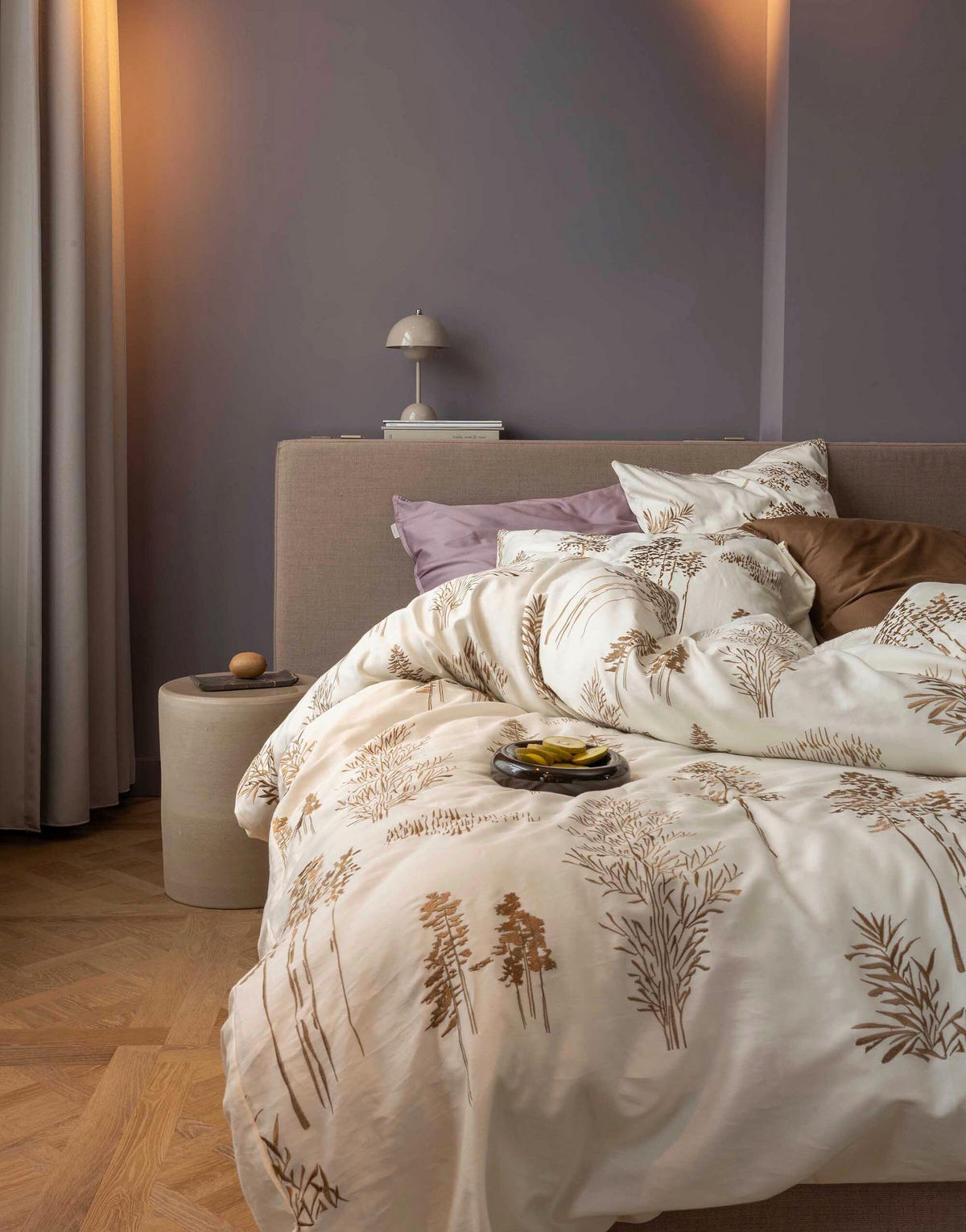 POSTELJNINA CECILE 135/200 cm saten krem barve  - krem barve, Konvencionalno, tekstil (135/200cm) - Essenza
