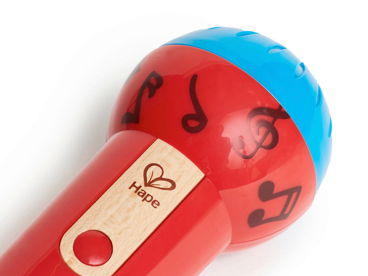 MIKROFON - Multicolor, Basics, Holz/Holzwerkstoff (8,0/8,0/8,0cm) - Hape