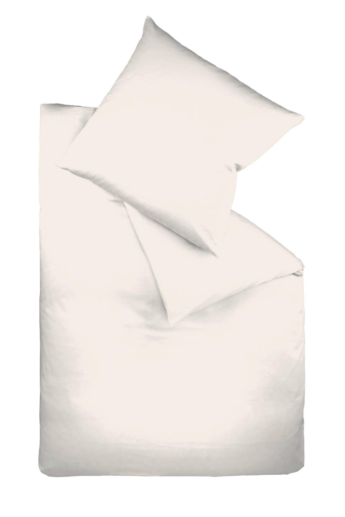 BETTWÄSCHE Satin 135/200 cm  - Creme, Basics, Textil (135/200cm) - Fleuresse