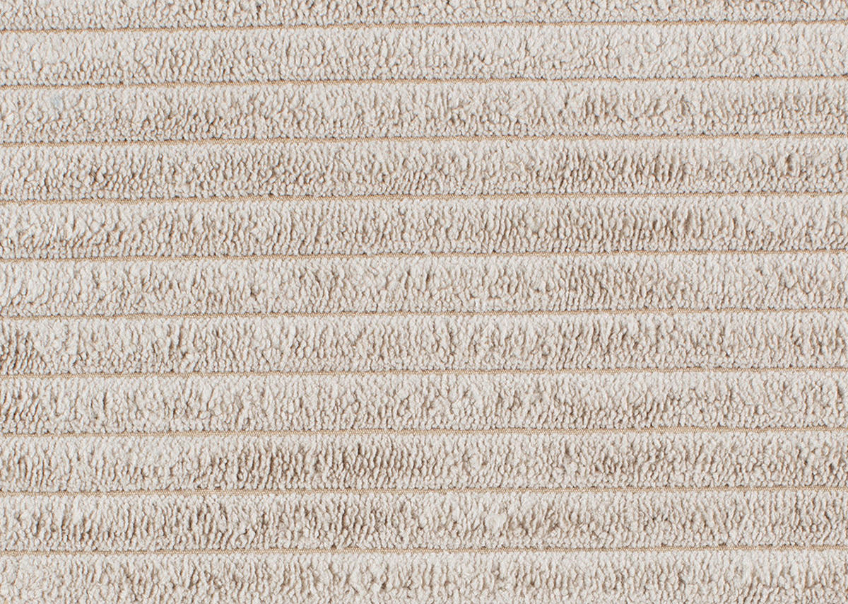WOHNLANDSCHAFT Beige Cord  - Chromfarben/Beige, KONVENTIONELL, Kunststoff/Textil (180/376/180cm) - Carryhome