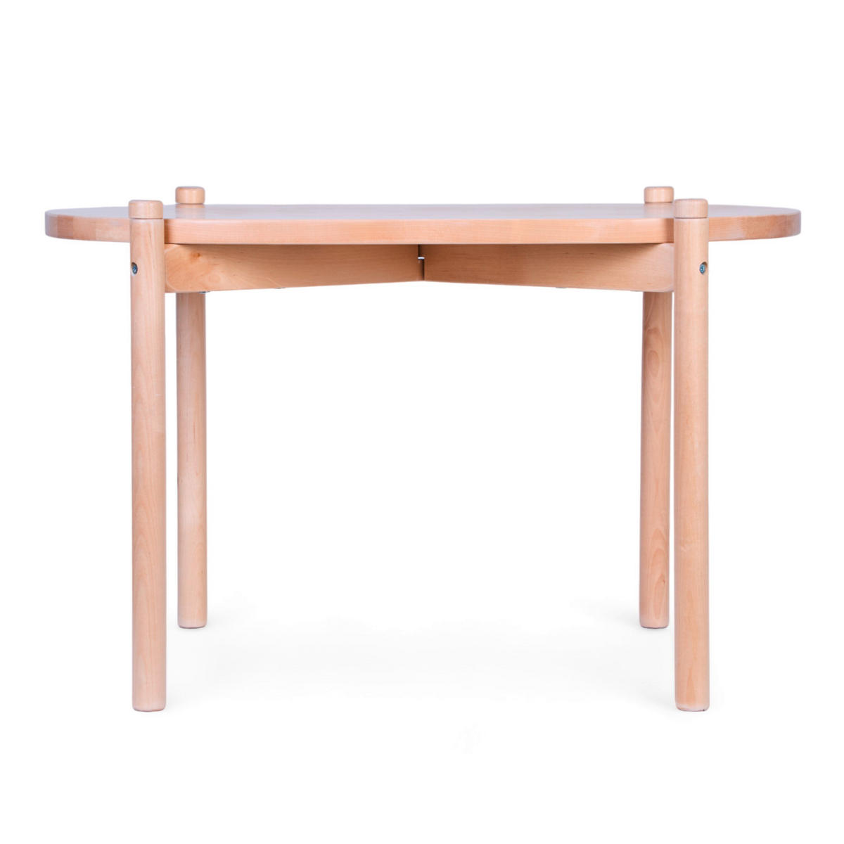 WIEGE Leinen   - Beige/Birkefarben, Basics, Holz/Kunststoff (81/79/49cm) - Childhome