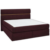 BOXSPRINGBETT 180/200 cm  in Braun, Eichefarben  - Eichefarben/Schwarz, Konventionell, Holz/Kunststoff (180/200cm) - Dieter Knoll