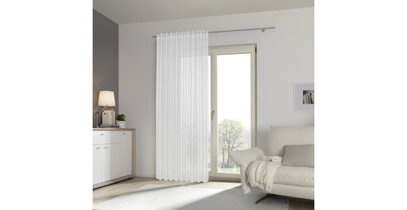 FERTIGSTORE halbtransparent - Weiß, Basics, Textil (140/300cm) - Esposa