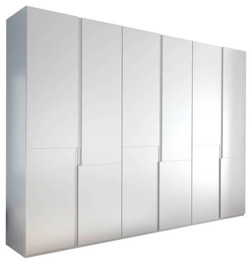 DREHTÜRENSCHRANK  in Weiß  - Weiß, Design, Holzwerkstoff (300/225/58cm) - Novel