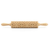MOTIV-TEIGROLLE - Naturfarben, Basics, Holz (43/6/6cm) - Folkroll
