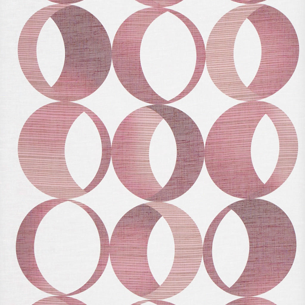 Thumbnail - Novel Flächenvorhang Bellina, Rot, Textil, Retro, 60x245 cm, ohne Technik, Wohntextilien, Gardinen & Vorhänge, Schiebega...