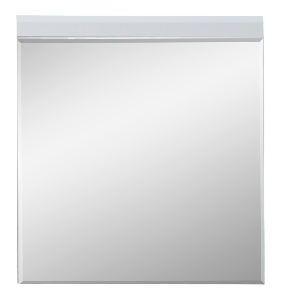 WANDSPIEGEL 80/87/2 cm  - Weiss, Design, Holzwerkstoff (80/87/2cm) - Livetastic