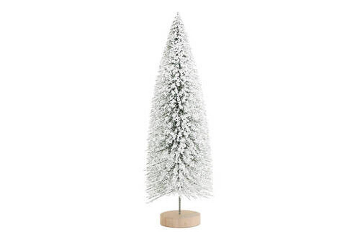 KUNSTPFLANZE - Weiß/Grün, Basics, Holz/Kunststoff (ca. 45 cmcm) - X-Mas