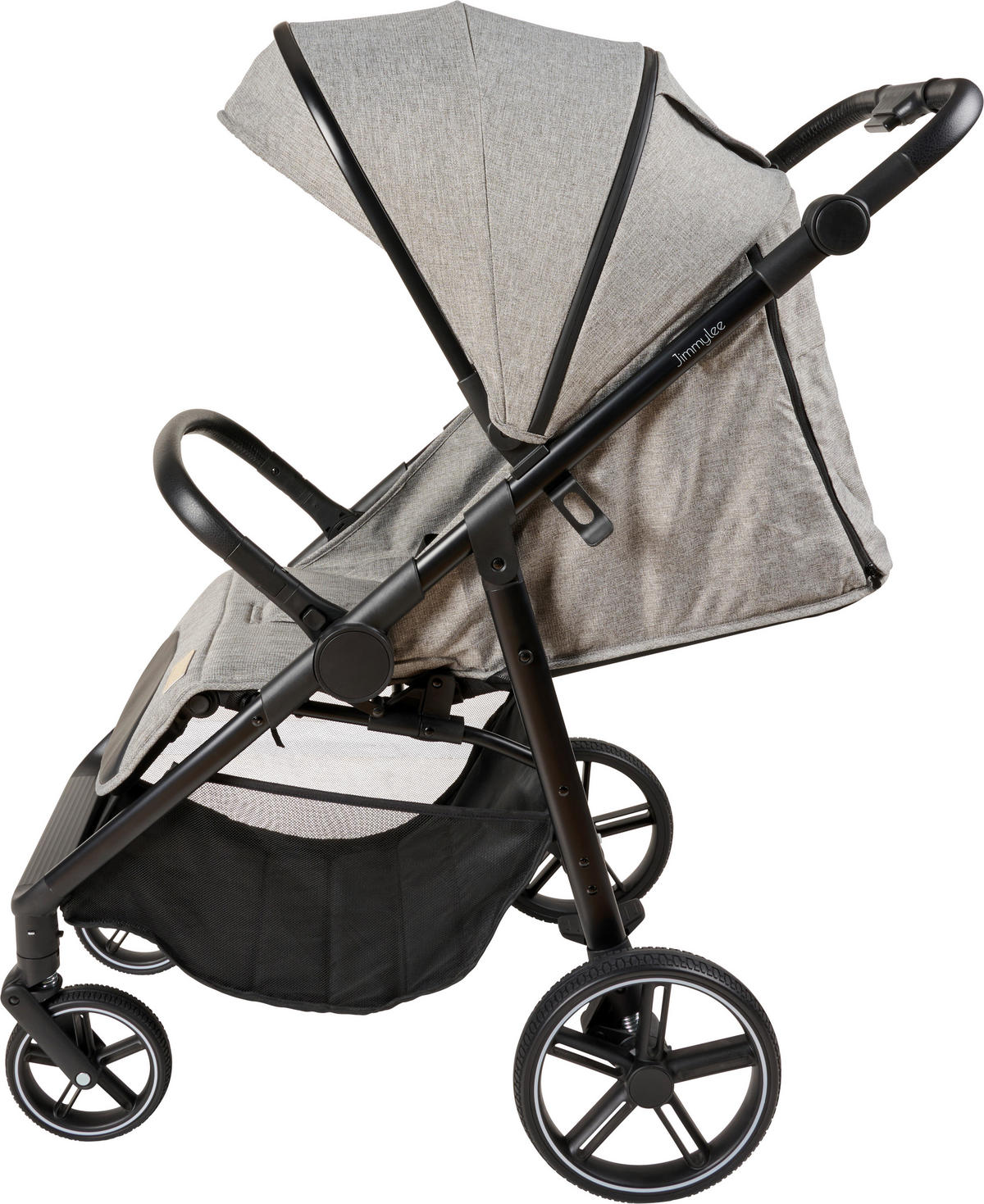 BUGGY  - Schwarz/Grau, Trend, Kunststoff/Textil (55/56/107cm) - Jimmylee