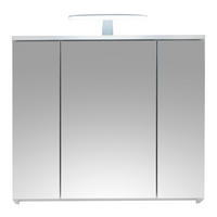 DULAP CU OGLINDĂ 80/67/20 cm  - alb, Basics, sticlă/material pe bază de lemn (80/67/20cm) - Xora