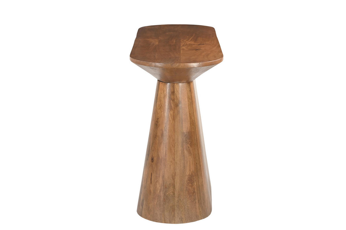 KONSOLENTISCH Mangoholz massiv Naturfarben  - Naturfarben, Design, Holz (120/40/77cm) - MID.YOU