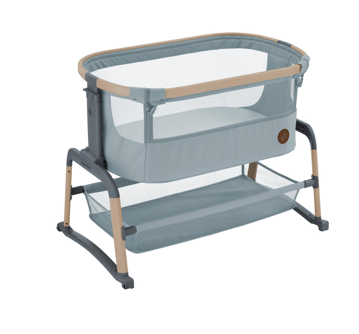 BEISTELLBETT Iora Air  - Hellgrau, Basics, Metall (55/74,5/93cm) - Maxi-Cosi