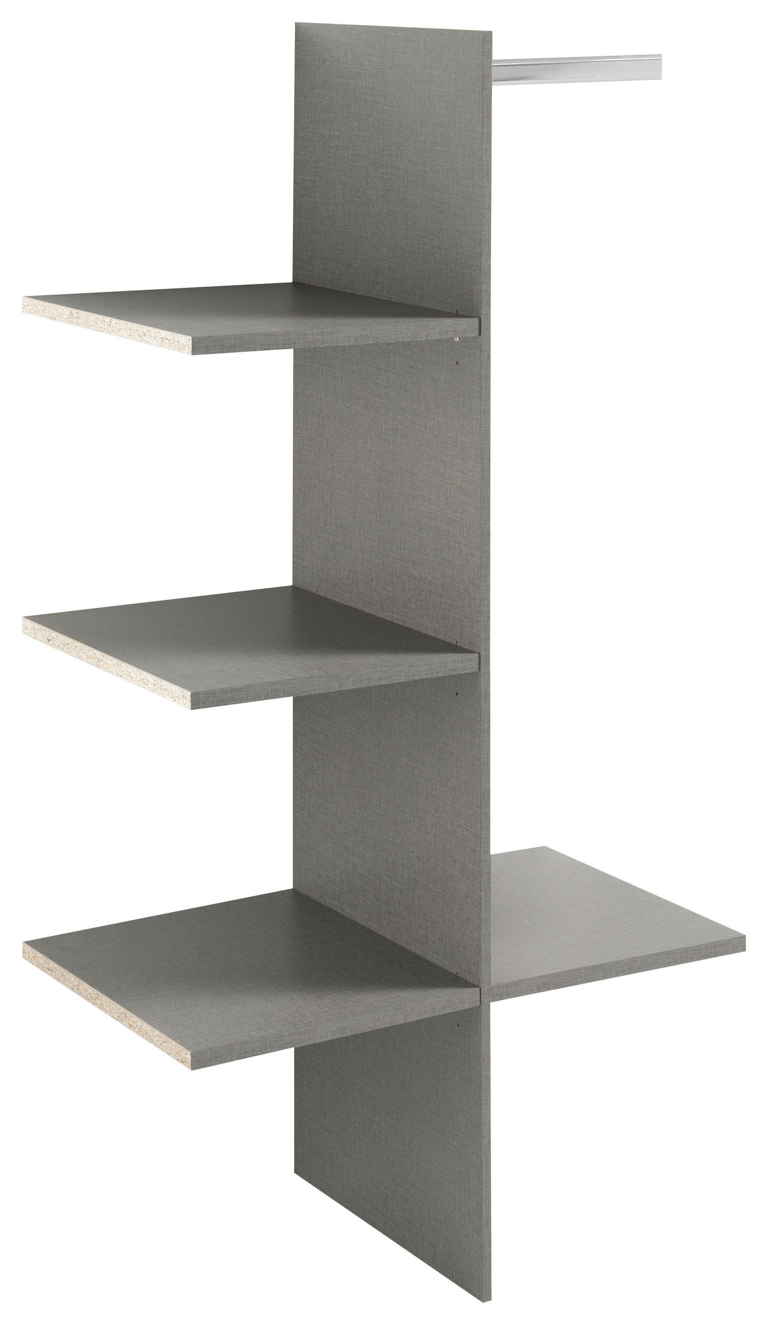 VNITŘNÍ ČLENĚNÍ, šedá, 82,7/158,5/47,7 cm - šedá, Trend, kompozitní dřevo (82,7/158,5/47,7cm) - Xora