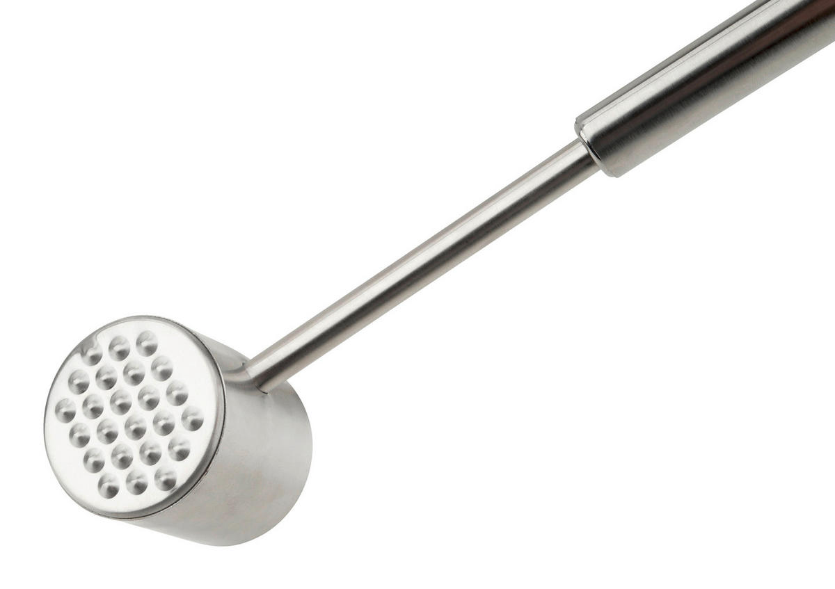 FLEISCHKLOPFER München  - Silberfarben/Grau, Design, Metall (27,5cm) - Chefkoch+Fackelmann