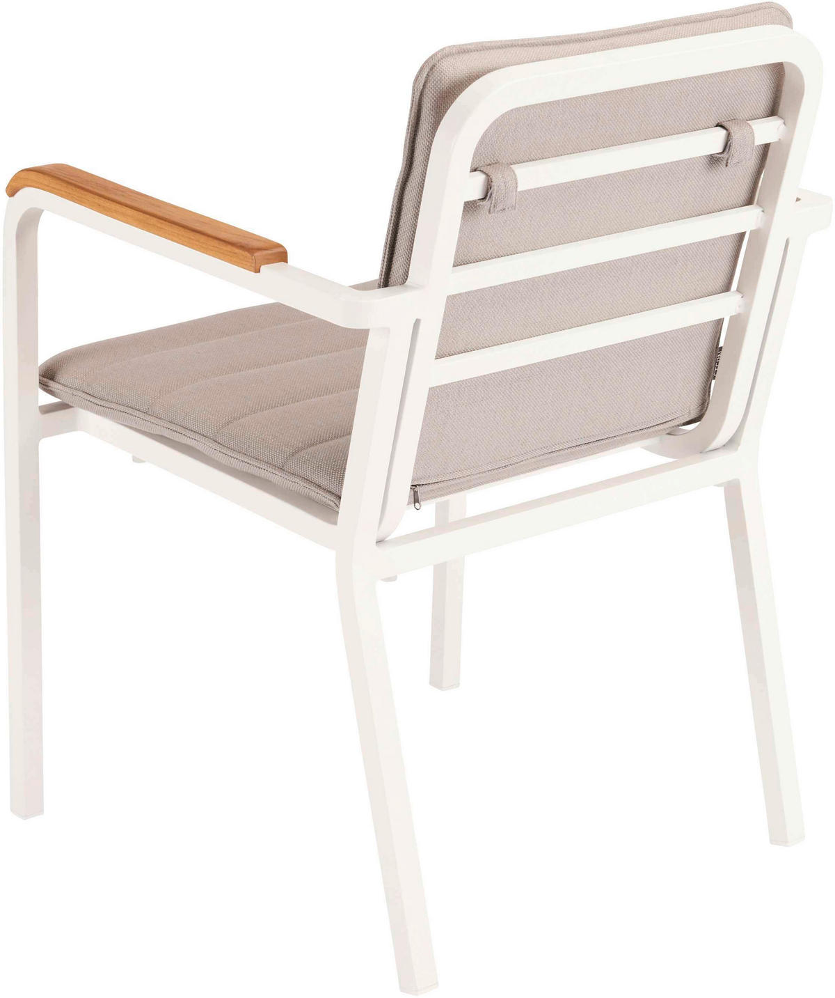 STAPELSESSEL in Holz, Metall, Textil Creme, Weiß  - Creme/Weiß, Basics, Holz/Textil (58/80/63cm) - Stern