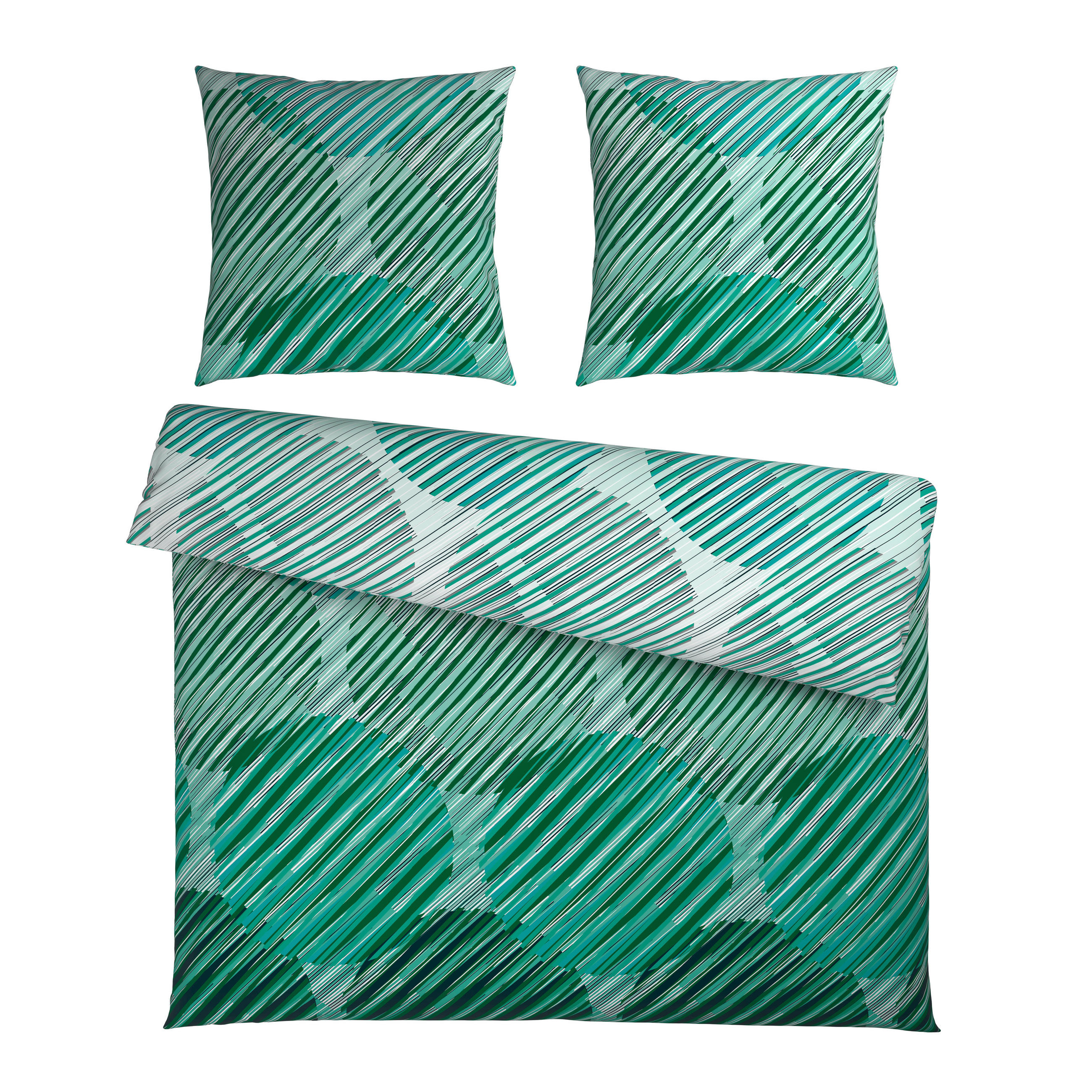 BETTWÄSCHE Renforcé 200/200 cm  - Türkis, Textil (200/200cm) - Novel