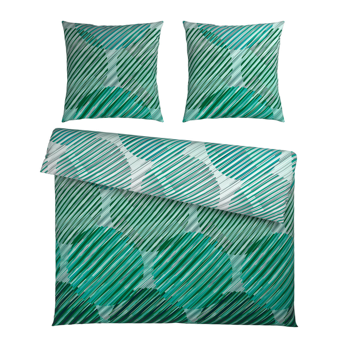 BETTWÄSCHE Renforcé 200/200 cm  - Türkis, Textil (200/200cm) - Novel