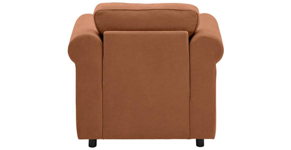 SESSEL in Chenille Rostfarben  - Rostfarben/Schwarz, KONVENTIONELL, Kunststoff/Textil (106/88/86cm) - Carryhome